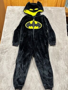 Batman Black and Yellow Plush One-Piece